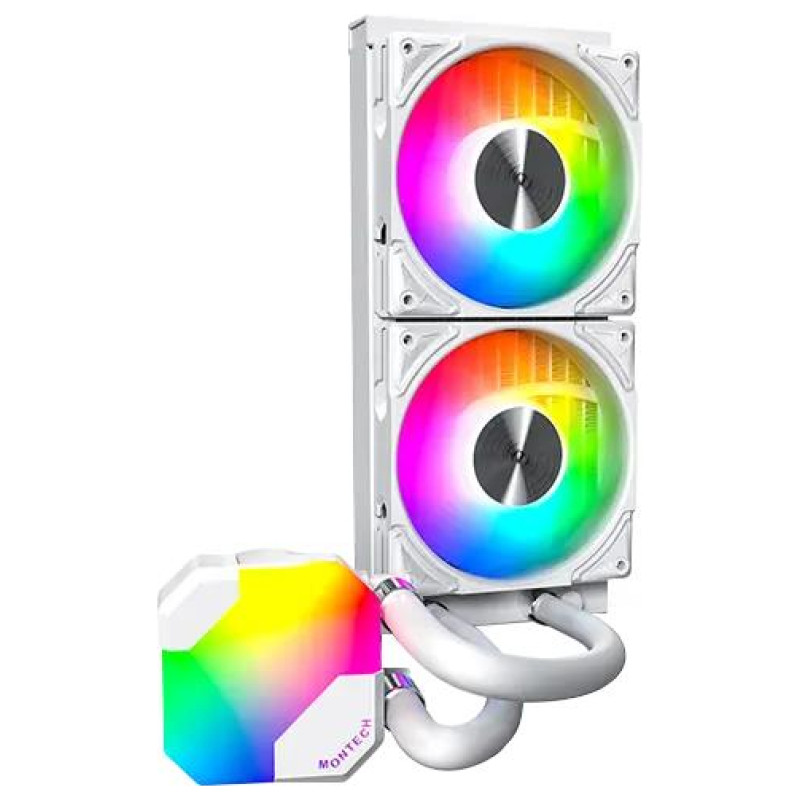 Montech CPU COOLER MULTI SOCKET WHITE/HYPERFLOW ARGB 240 (W) MONTECH