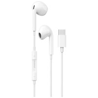 Dudao in-ear headphones with USB Type-C connector white (X14PROT)