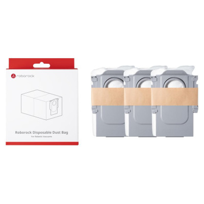 Roborock VACUUM ACC DUST BAG 3PCS/MOQ24 8.02.0454 ROBOROCK