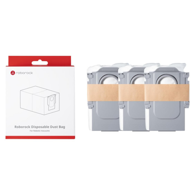 Roborock VACUUM ACC DUST BAG 3PCS/MOQ24 8.02.0454 ROBOROCK