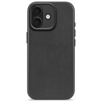 Decoded Leather Backcover MagSafe case for iPhone 17 - black