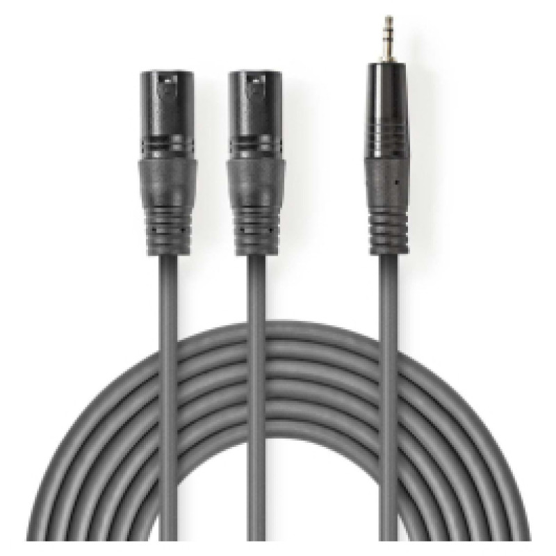 Nedis Kabelis Nedis 2x XLR M - 3.5mm M 3m