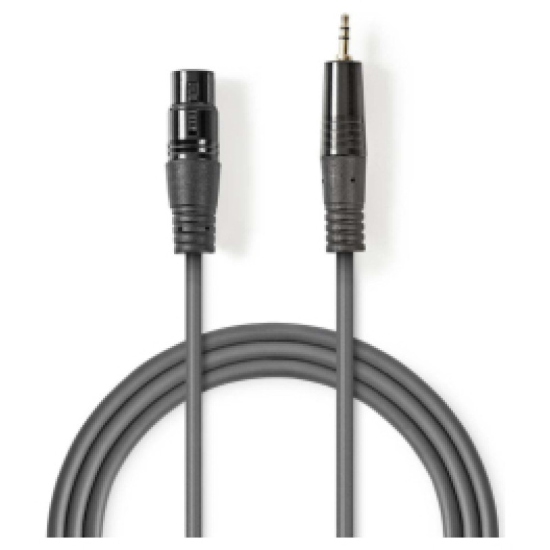 Nedis Kabelis Nedis XLR F - 3.5mm M 1m