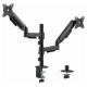 Gembird Monitora stiprinājums Gembird 2x 17”-32” Adjustable desk display mounting arm