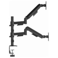 Gembird Monitora stiprinājums Gembird 2x 17”-32” Adjustable desk display mounting arm