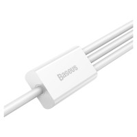 Baseus Superior Series USB-A - USB-C / Lightning / micro USB 3.5A cable 1m - white