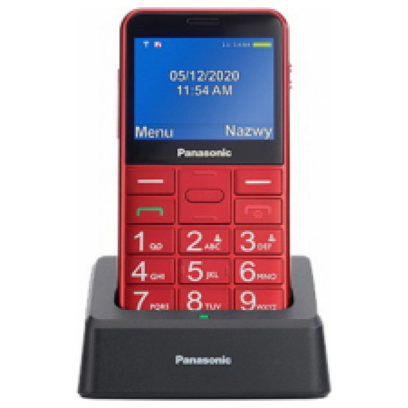 Panasonic Mobilais telefons Panasonic KX-TU155EXBN Red