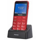 Panasonic Mobilais telefons Panasonic KX-TU155EXBN Red