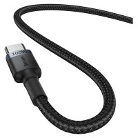 Baseus Cafule USB-C / USB-C 100W cable 2 m - red-black and black-gray (2 pcs.)