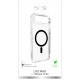 Puro Lite Mag TPU+PC Case Compatible with MagSafe for iPhone 17 Air - Transparent with Black Ring