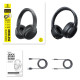 Baseus Bass BH1 Lite Wireless On-Ear Bluetooth 6.0 Headphones - Black