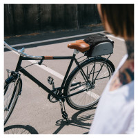 Wozinsky Bike Pannier Bag with Shoulder Strap 13L Black (WBB1BK)