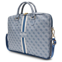 Guess 4G Printed Stripes bag for a 16" laptop - blue