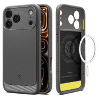 Spigen Rugged Armor Mag MagSafe Case for iPhone 17 Pro - Gray