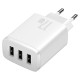 Baseus [RETURNED ITEM] Baseus Compact charger 3x USB 17W white (CCXJ020102)