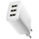 Baseus [RETURNED ITEM] Baseus Compact charger 3x USB 17W white (CCXJ020102)