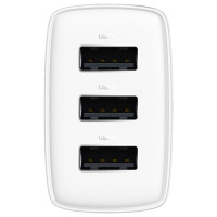 Baseus [RETURNED ITEM] Baseus Compact charger 3x USB 17W white (CCXJ020102)