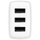 Baseus [RETURNED ITEM] Baseus Compact charger 3x USB 17W white (CCXJ020102)