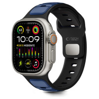 Tech-Protect IconBand Line Strap for Apple Watch 44 / 45 / 46 / 49 mm - Black and Navy Blue