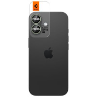 Spigen Optik Pro GLAS.TR ”EZ FIT” Camera Cover 2-pack for iPhone 16 / 16 Plus / 17 - Green