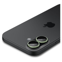 Spigen Optik Pro GLAS.TR ”EZ FIT” Camera Cover 2-pack for iPhone 16 / 16 Plus / 17 - Green