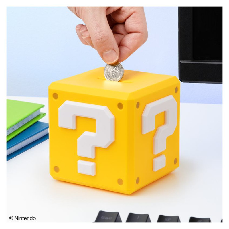 Paladone Super Mario Question Block Money Box