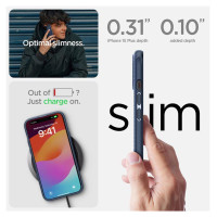 Spigen Mag Armor Case with MagSafe for iPhone 15 Plus - Blue