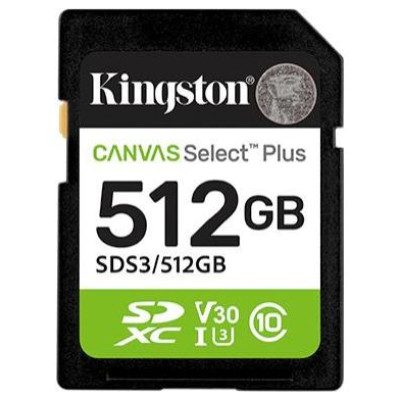 Kingston MEMORY SDXC 512GB UHS-I/SDS3/512GB KINGSTON