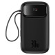 Baseus QPow 2 20000mAh 30W Power Bank with 2 Built-in USB-C Cables - Black