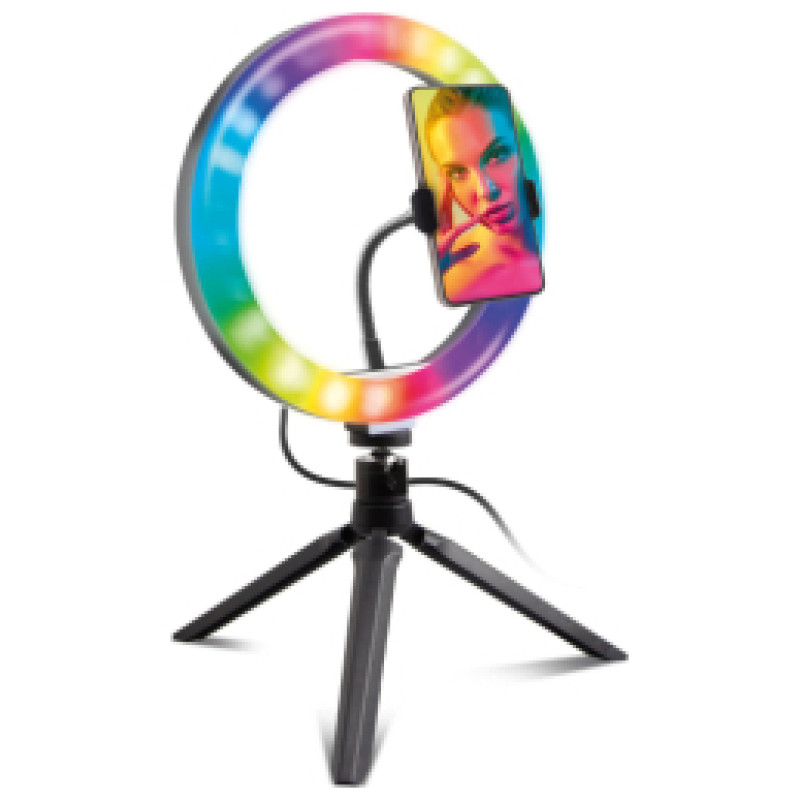 SBS Telefona statīvs SBS 25cm Multicolour LED light