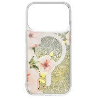 Uniq Coehl Fleurette Magnetic Charging Case for iPhone 17 Pro - Transparent