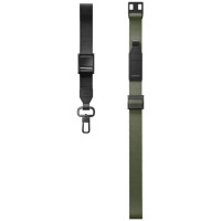 Uniq Vista 2-in-1 phone lanyard - green and black