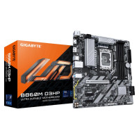 Gigabyte Mainboard|GIGABYTE|Intel B860 Express|LGA1851|Micro-ATX|Memory DDR5|Memory slots 4|2xPCI-Express 1x|1xPCI-Express 16x|2xM.2|1xHDMI|1xDisplayPort|1xAudio-In|1xAudio-Out|1xMicrophone|3xUSB 2.0|3xUSB 3.2|1xPS/2|1xRJ45|B860MD3HP1.0