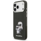Karl Lagerfeld IML Aquarelle Karl & Choupette & Logo MagSafe Case for iPhone 17 Pro - Black