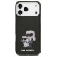 Karl Lagerfeld IML Aquarelle Karl & Choupette & Logo MagSafe Case for iPhone 17 Pro - Black