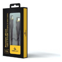 Gembird CABLE LIGHTNING TO USB-C 1.5M/CC-USB2S-CM8PM-1.5M-BK GEMBIRD