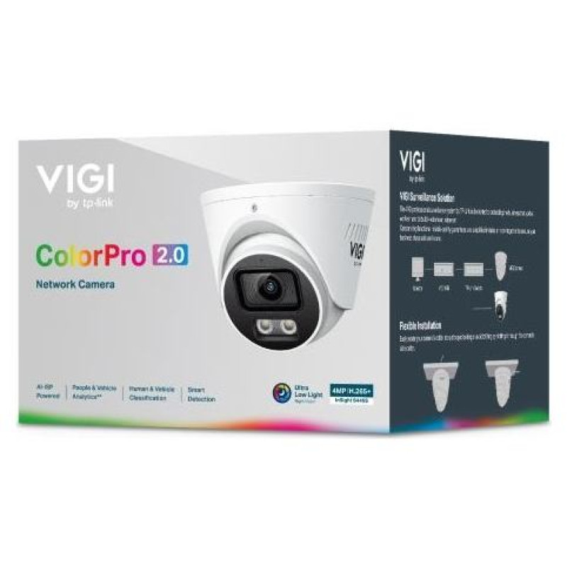 Tp-Link NET CAMERA TURRET H.265+ 4MP/INSIGHT S445S(2.8MM) TP-LINK