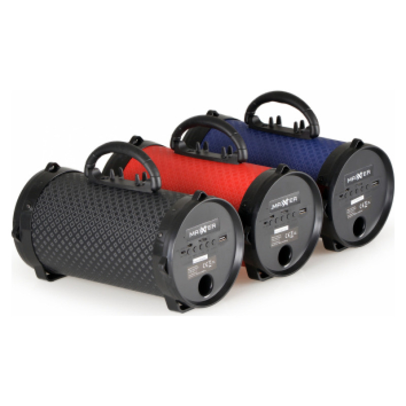 Gembird Bluetooth Boom Speaker with Equalizer Function Mixed Colors