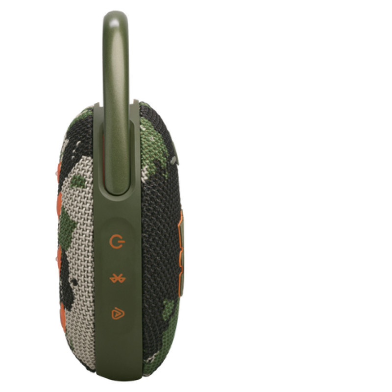 JBL ūdensizturīga portatīvā skanda ar karabīni, kamuflāža - JBLCLIP5SQUAD