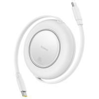 Baseus Free2Pull Mini 100W Retractable USB-C Cable - USB-C 2m - White