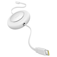 Baseus Free2Pull Mini 100W Retractable USB-C Cable - USB-C 2m - White