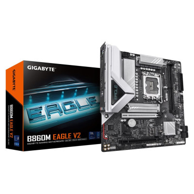 Gigabyte Mainboard|GIGABYTE|Intel B860 Express|LGA1851|Micro-ATX|Memory DDR5|Memory slots 2|B860MEAGLEV2
