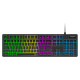 Wozinsky WKG-200 rainbow membrane gaming keyboard with scroll wheel - black