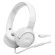 JBL Tune on-ear austiņas ar USB, baltas - JBLT520CWHT