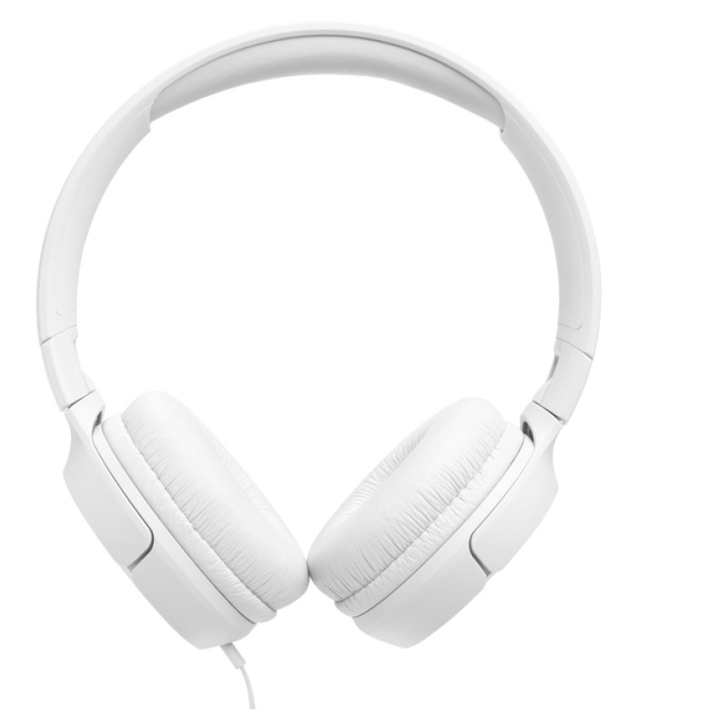 JBL Tune on-ear austiņas ar USB, baltas - JBLT520CWHT