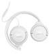 JBL Tune on-ear austiņas ar USB, baltas - JBLT520CWHT