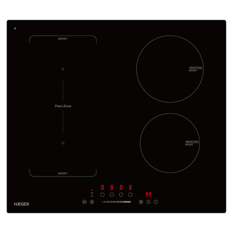 Haeger IH-004.001A Flexi Boost 7200 Indukcijas plīts virsma 7200W
