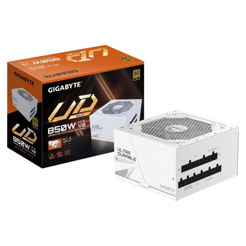 Gigabyte Power Supply|GIGABYTE|UD850GM PG5 ICE?|ATX|PC|100 - 240 V|850 W|GP-UD850GMPG5ICE