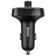 Baseus S-09 FM Transmitter with Bluetooth and MP3 Player USB-A microSD - Black
