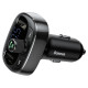 Baseus S-09 FM Transmitter with Bluetooth and MP3 Player USB-A microSD - Black